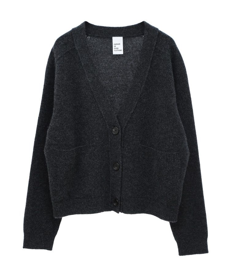 GARAGE OF GOOD CLOTHING「【日本製】ウールカシミヤカーディガン」|カーディガン|Charcoal Gray