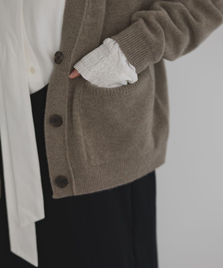 GARAGE OF GOOD CLOTHING「【日本製】ウールカシミヤカーディガン」|カーディガン|