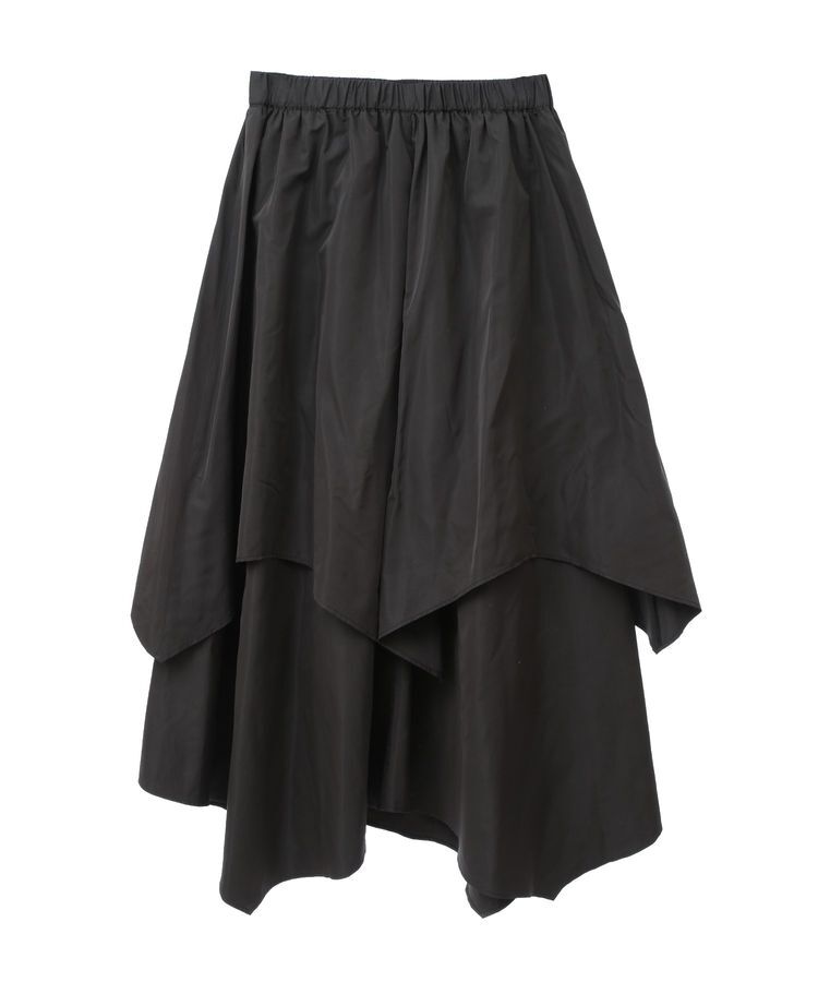 GARAGE OF GOOD CLOTHING「オーバーラップロングスカート」|フレア|