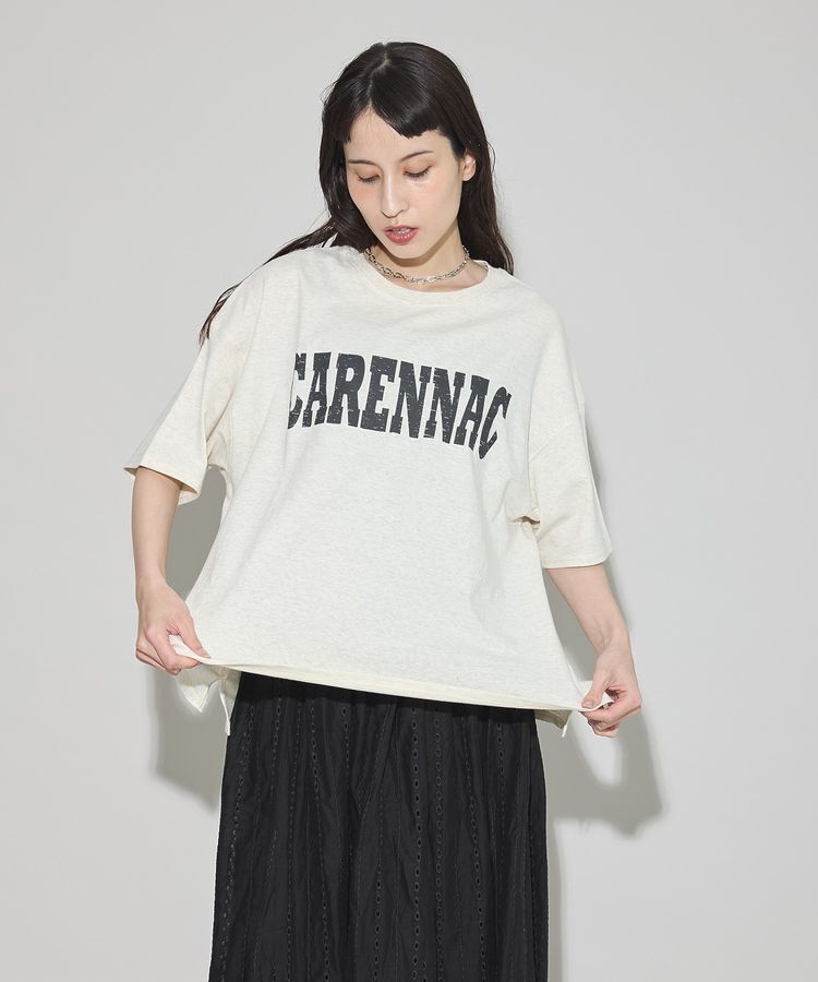 GARAGE OF GOOD CLOTHING「【日本製】CARENNACラフィーロゴTシャツ」|Tシャツ・カットソー|Oatmeal