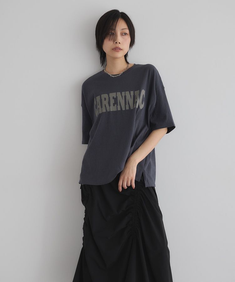 GARAGE OF GOOD CLOTHING「【日本製】CARENNACラフィーロゴTシャツ」|Tシャツ・カットソー|Charcoal Gray