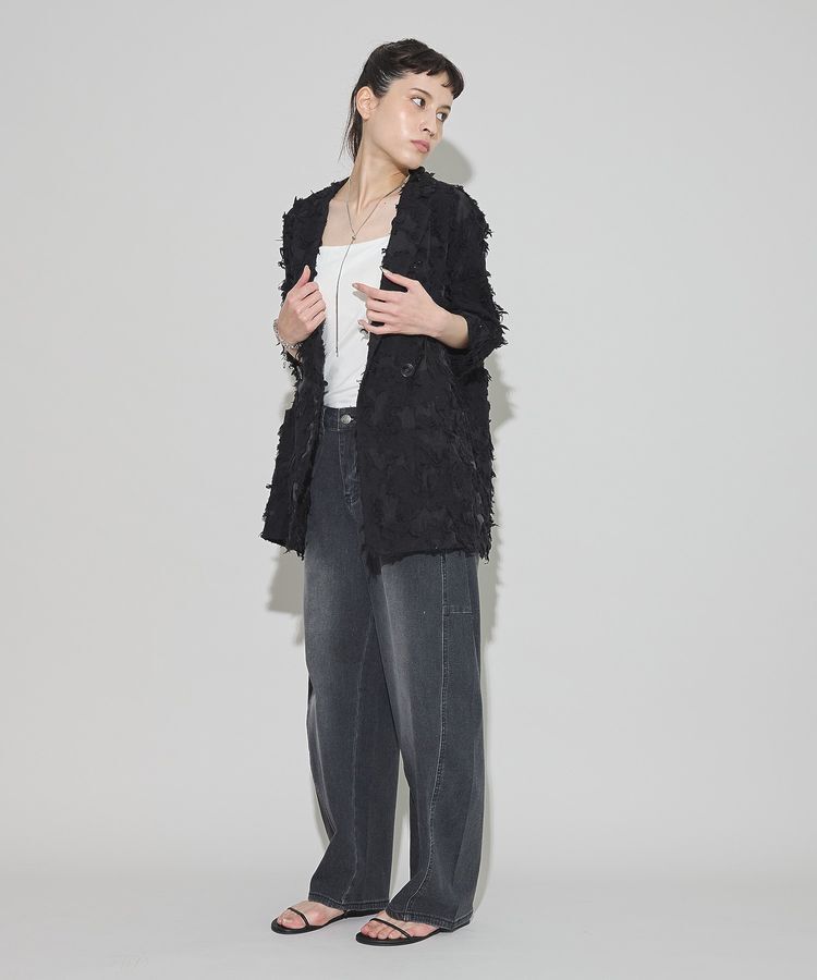 GARAGE OF GOOD CLOTHING「ジャガード半袖ジャケット」|テーラードジャケット|