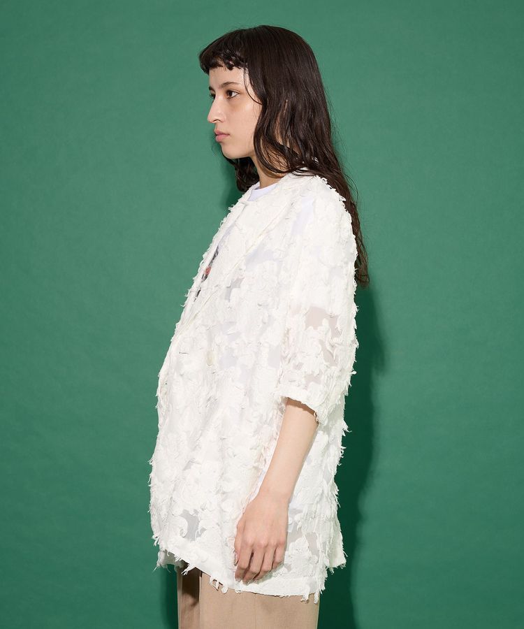 GARAGE OF GOOD CLOTHING「ジャガード半袖ジャケット」|テーラードジャケット|