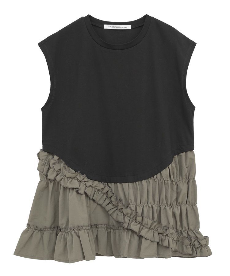 GARAGE OF GOOD CLOTHING「フリルデザインドッキングプルオーバー」|Tシャツ・カットソー|