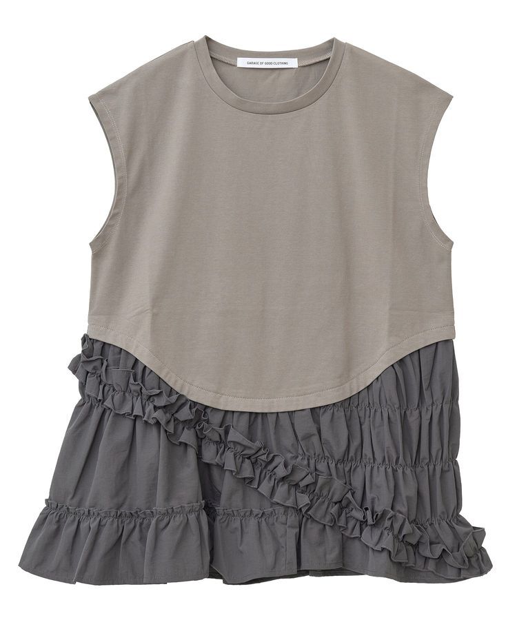 GARAGE OF GOOD CLOTHING「フリルデザインドッキングプルオーバー」|Tシャツ・カットソー|