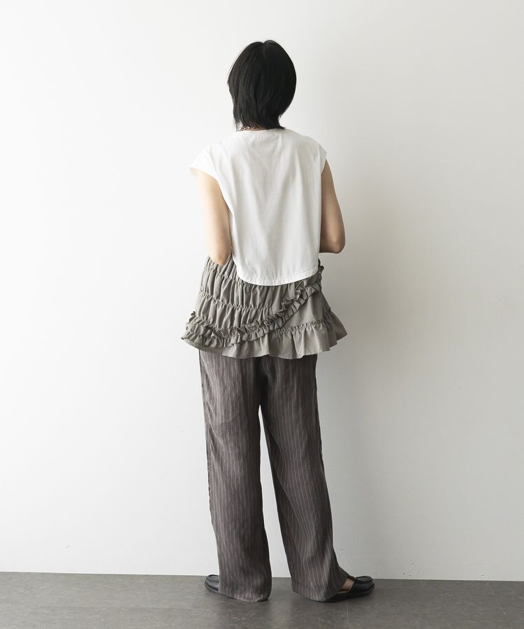 GARAGE OF GOOD CLOTHING「フリルデザインドッキングプルオーバー」|Tシャツ・カットソー|