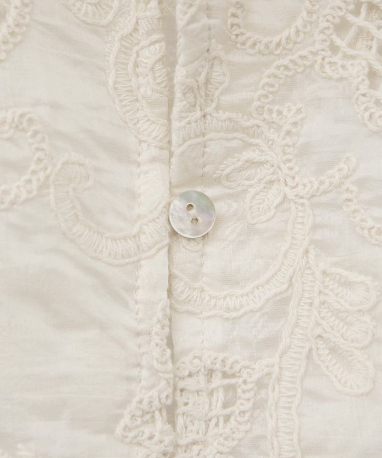 GARAGE OF GOOD CLOTHING「開襟レースハーフスリーブシャツ」|シャツ・ブラウス|