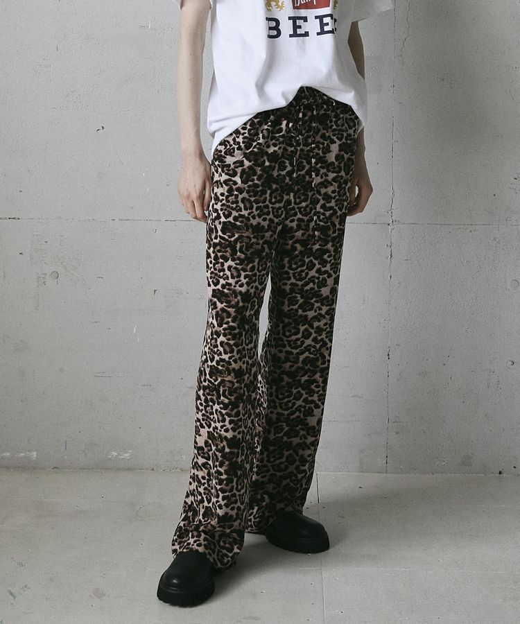 GARAGE OF GOOD CLOTHING「レオパードドロストストレートパンツ」|その他|