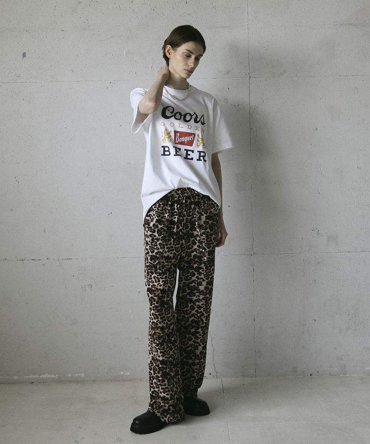 GARAGE OF GOOD CLOTHING「レオパードドロストストレートパンツ」|その他|