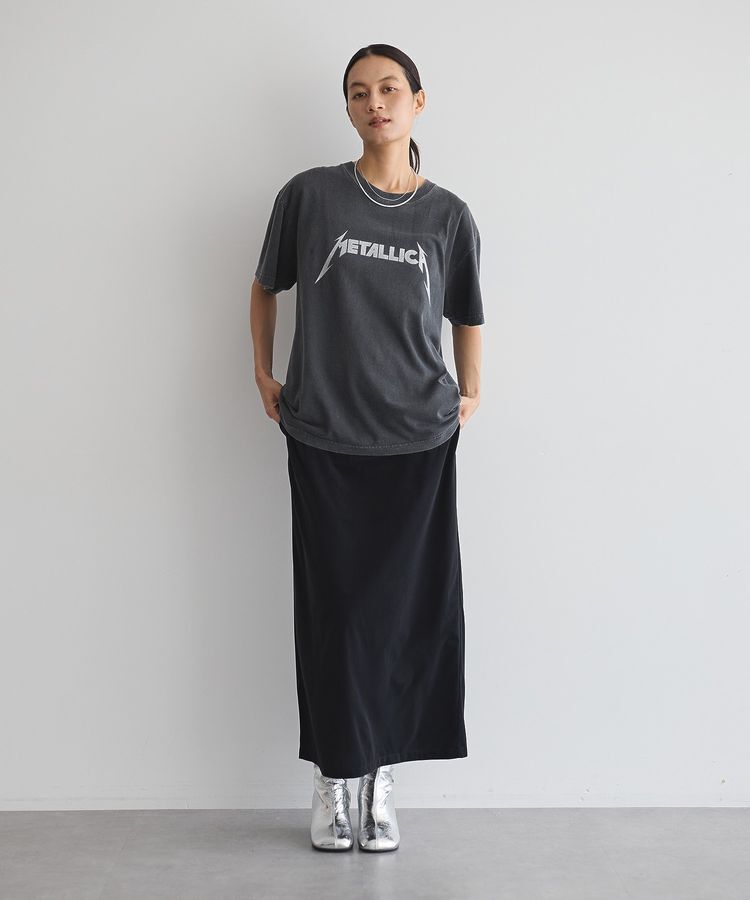 GARAGE OF GOOD CLOTHING「ベロアIラインロングスカート」|タイト|