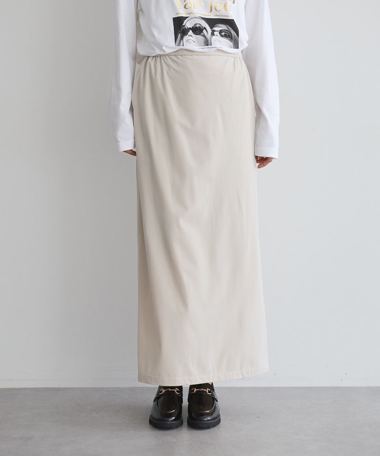 GARAGE OF GOOD CLOTHING「ベロアIラインロングスカート」|タイト|