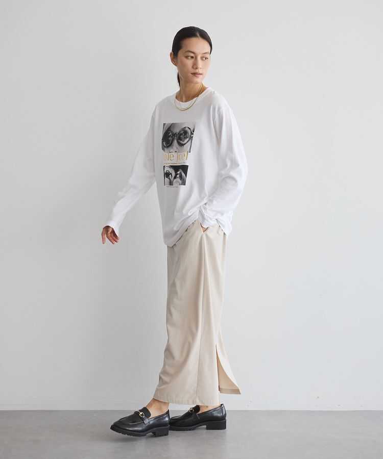 GARAGE OF GOOD CLOTHING「ベロアIラインロングスカート」|タイト|