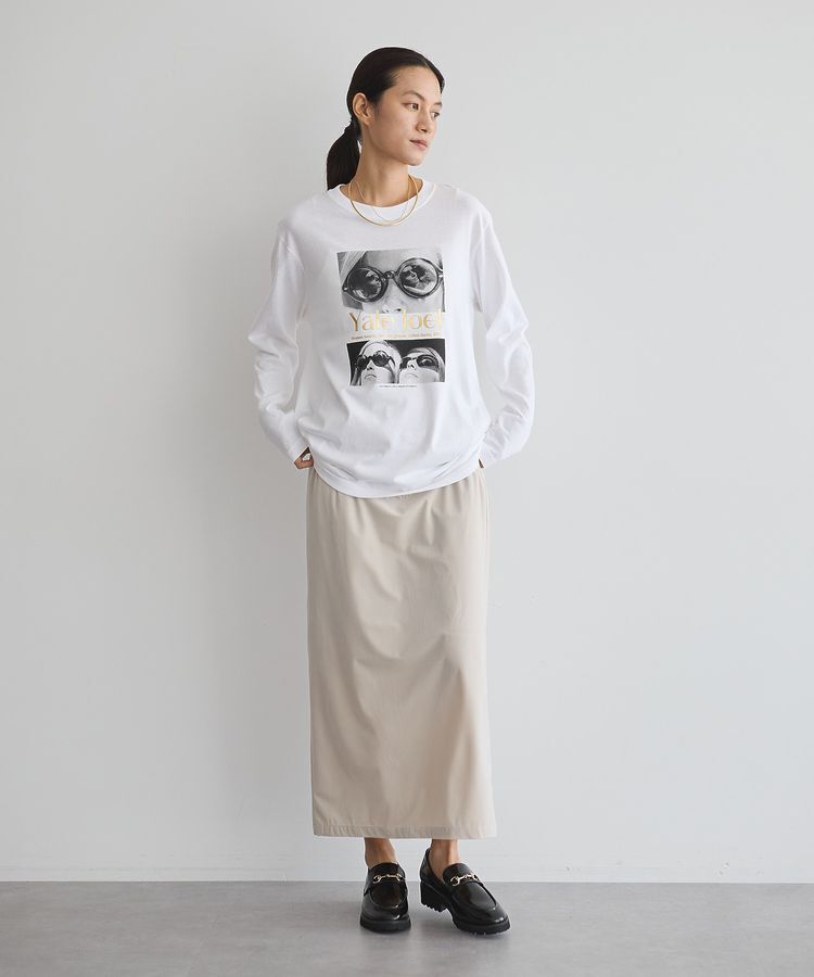 GARAGE OF GOOD CLOTHING「ベロアIラインロングスカート」|タイト|