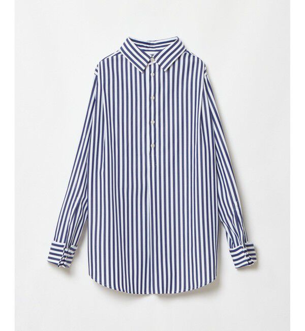 allureville「ストライプロールネックプルオーバー/シャツ」|シャツ・ブラウス|