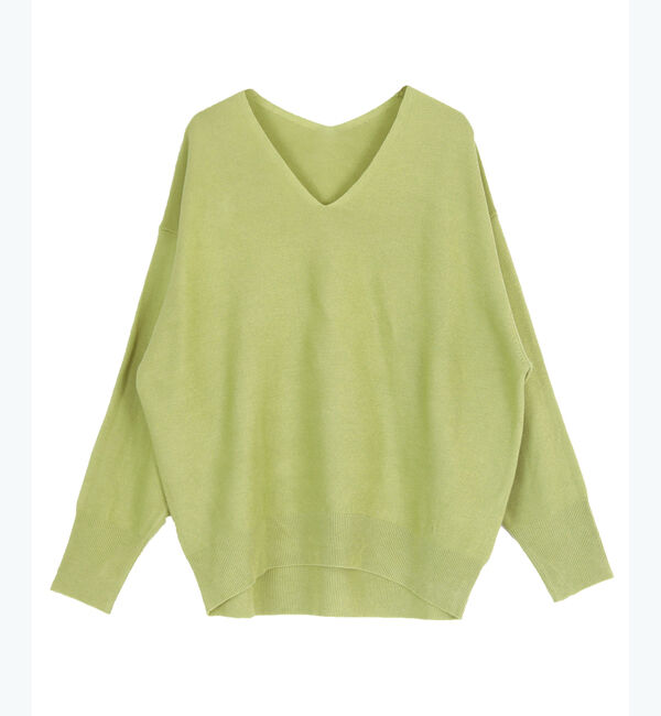 ur's「前後Vネックオーバーサイズニットトップス」|ニット・セーター|