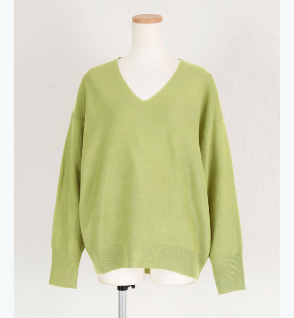 ur's「前後Vネックオーバーサイズニットトップス」|ニット・セーター|