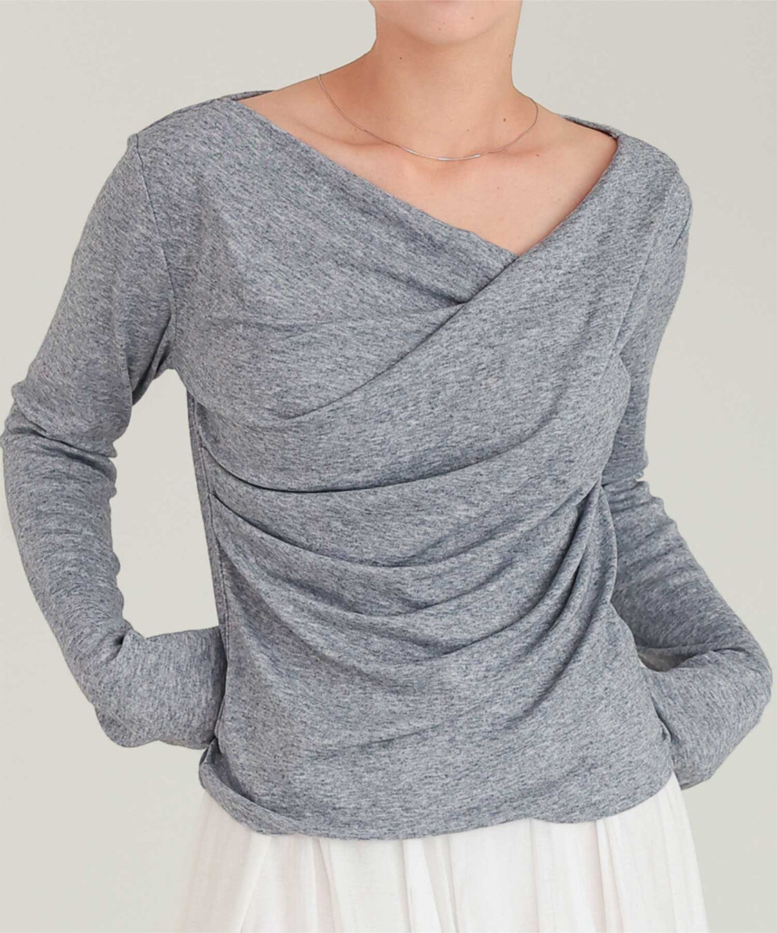 titivate「オフショルダーロングスリーブTシャツ」|Tシャツ・カットソー|