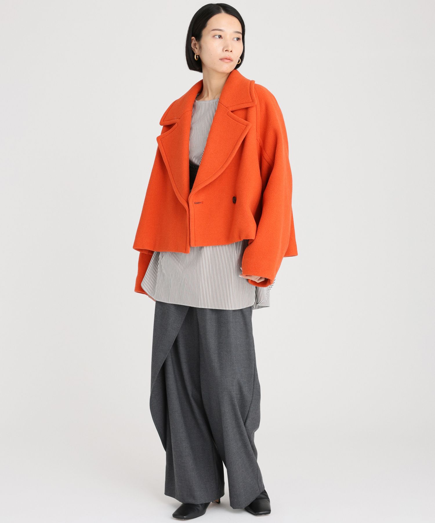 BABYLONE「ウールベロアショートコート」|その他|