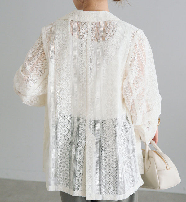  「ヴィンテージライクレースジャケット」|テーラードジャケット|