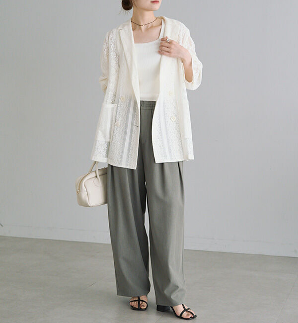  「ヴィンテージライクレースジャケット」|テーラードジャケット|