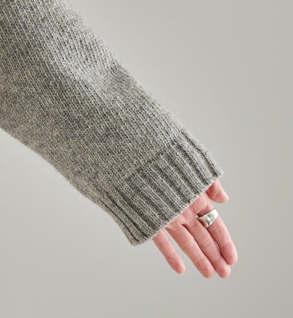  「シェットランドウール求心ニットプルオーバー」|キャミソール|