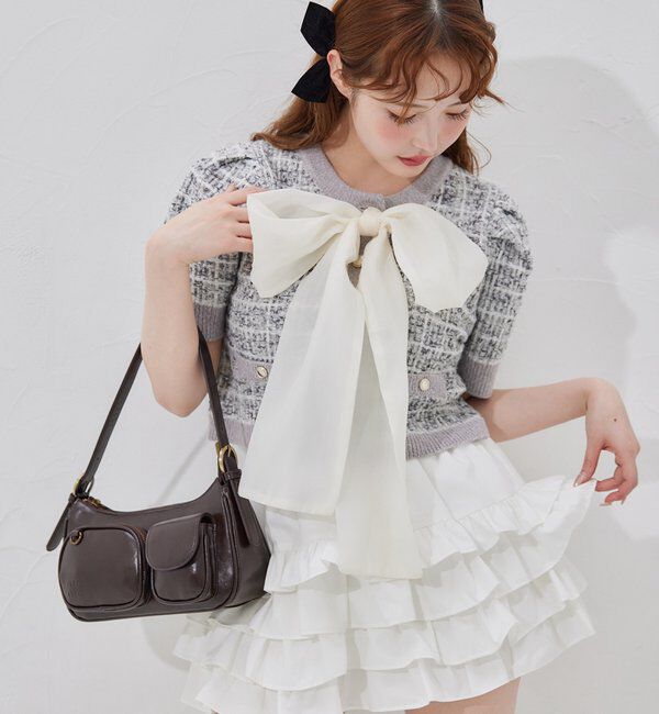  「ティアードフリルミニスカート」|スカート|