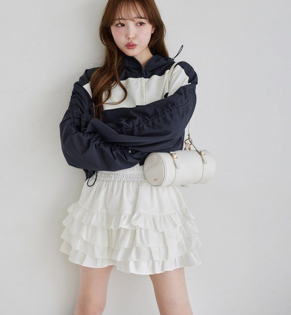  「ティアードフリルミニスカート」|スカート|