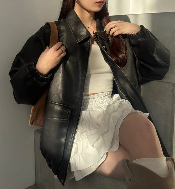  「ティアードフリルミニスカート」|スカート|