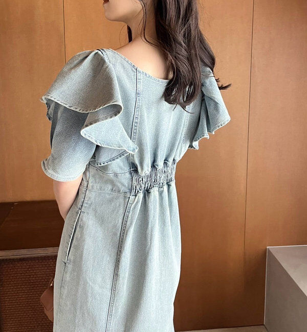  「デニムマーメイドワンピ」|ワンピース|