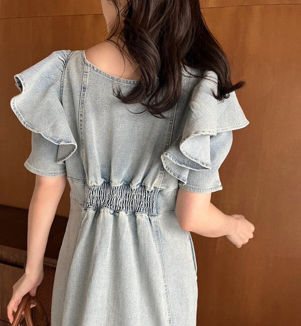  「デニムマーメイドワンピ」|ワンピース|