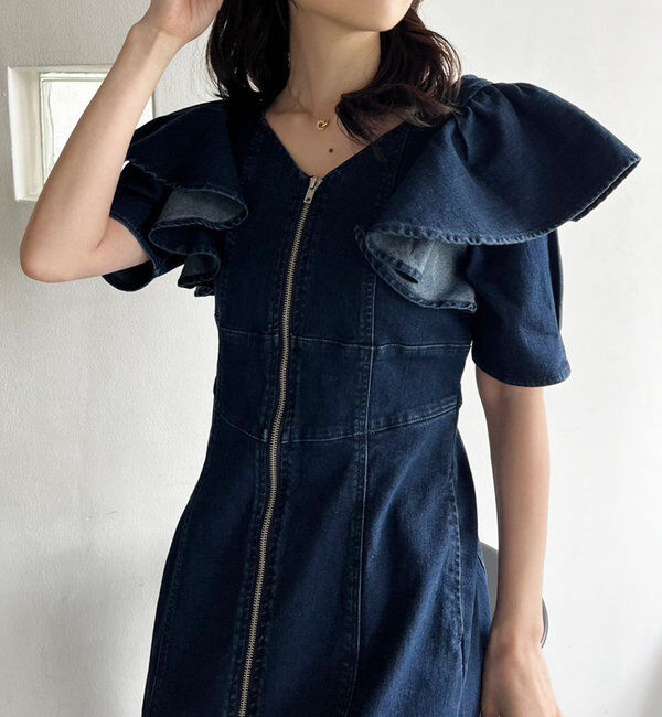  「デニムマーメイドワンピ」|ワンピース|