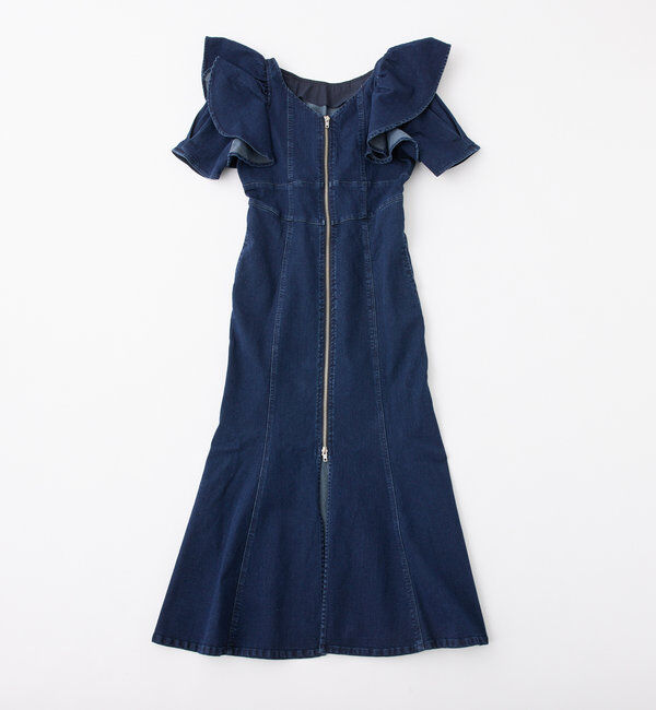  「デニムマーメイドワンピ」|ワンピース|