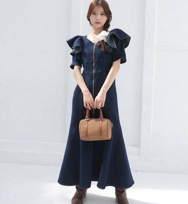  「デニムマーメイドワンピ」|ワンピース|
