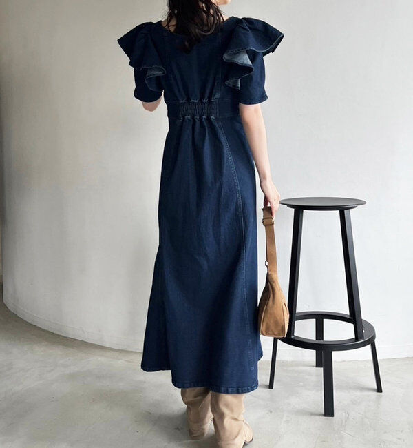  「デニムマーメイドワンピ」|ワンピース|