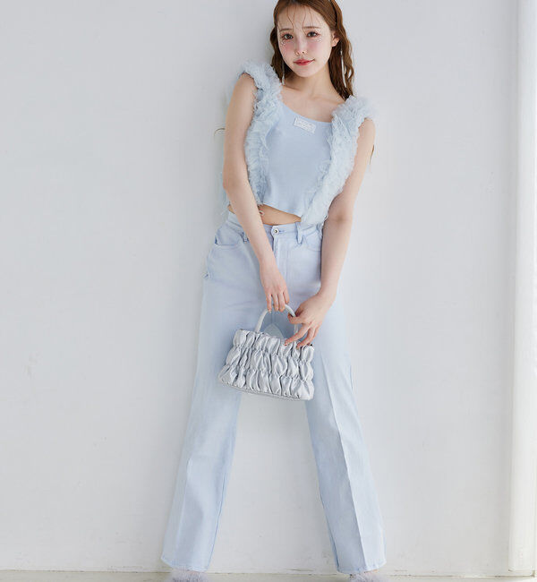  「【moon light marine collection】ギャザーバッグ」|ショルダー・メッセンジャー|