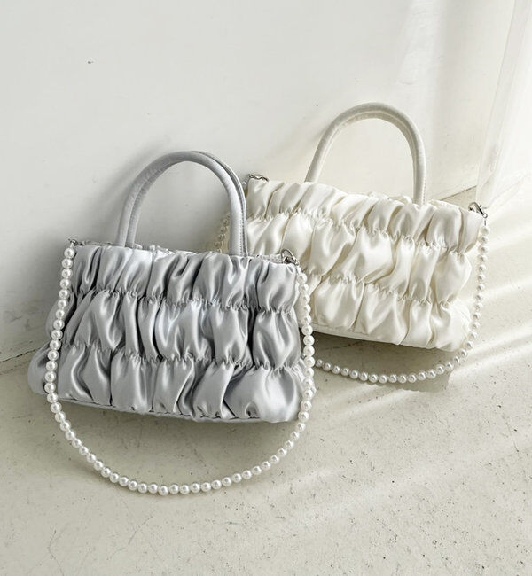  「【moon light marine collection】ギャザーバッグ」|ショルダー・メッセンジャー|