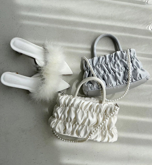  「【moon light marine collection】ギャザーバッグ」|ショルダー・メッセンジャー|