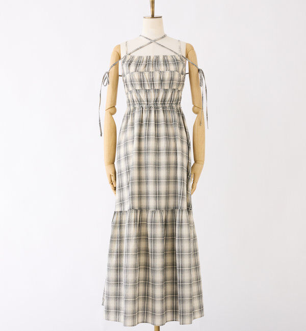  「シャーリングキャミワンピ」|ワンピース|