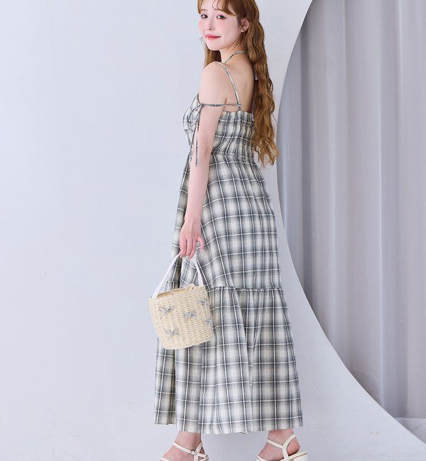  「シャーリングキャミワンピ」|ワンピース|