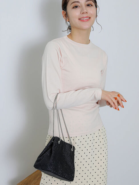 Te chichi「シャイニーミニチェーンショルダーバッグ」|その他|ブラック