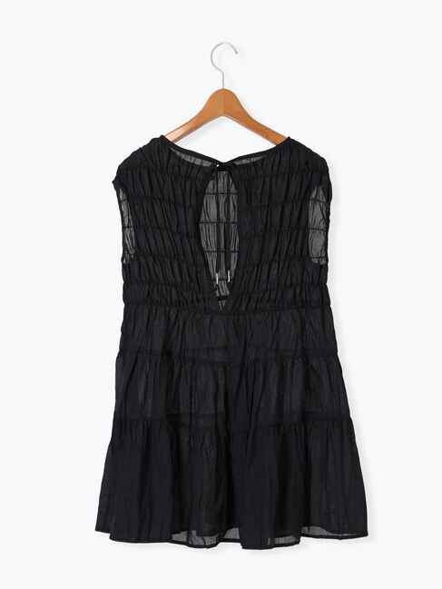 Lugnoncure「シャーリングティアードブラウス《2025summer catalog item》」|シャツ・ブラウス|