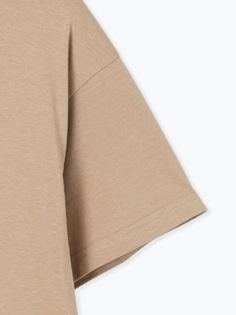 Te chichi TERRASSE「【接触冷感】ラインストーンクロップドTシャツ」|Tシャツ・カットソー|