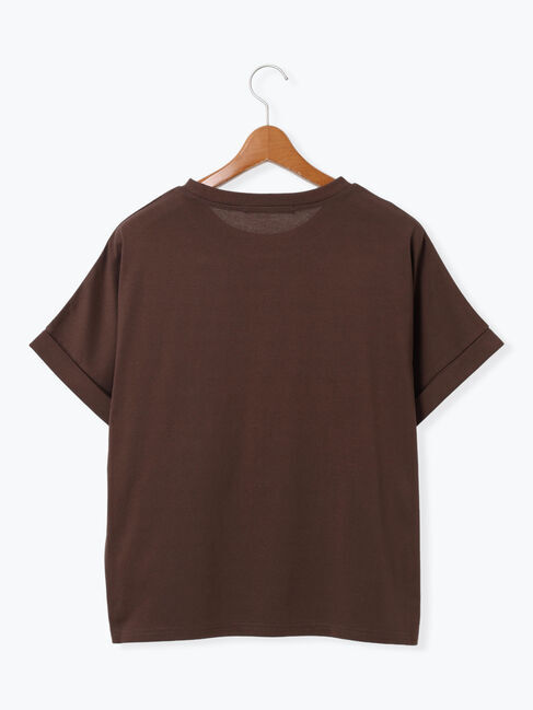 Lugnoncure「【接触冷感】ロールスリーブトップス」|Tシャツ・カットソー|