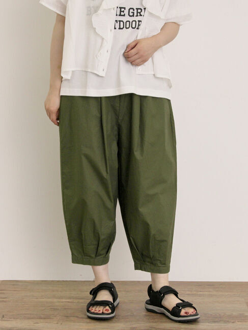 Samansa Mos2「裾タックテーパードパンツ」|その他|