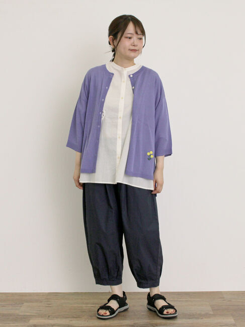 Samansa Mos2「裾タックテーパードパンツ」|その他|