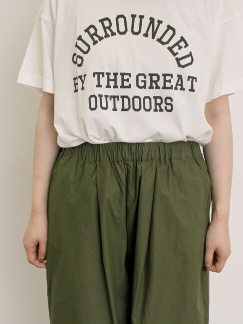 Samansa Mos2「裾タックテーパードパンツ」|その他|