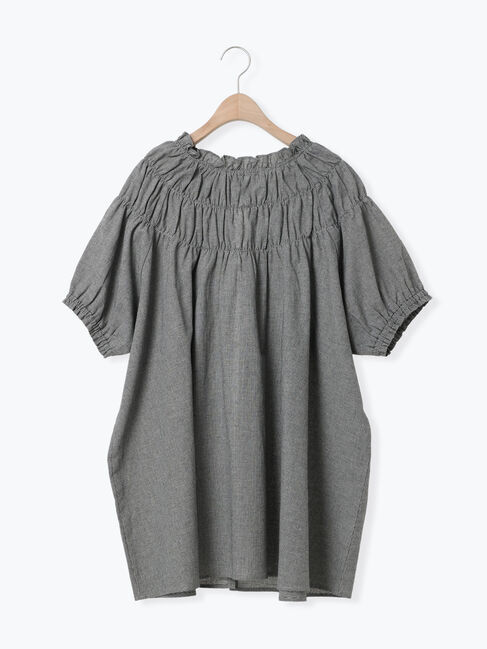 Samansa Mos2「前後2WAYリボンギャザーブラウス」|シャツ・ブラウス|