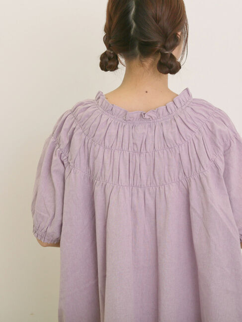 Samansa Mos2「前後2WAYリボンギャザーブラウス」|シャツ・ブラウス|