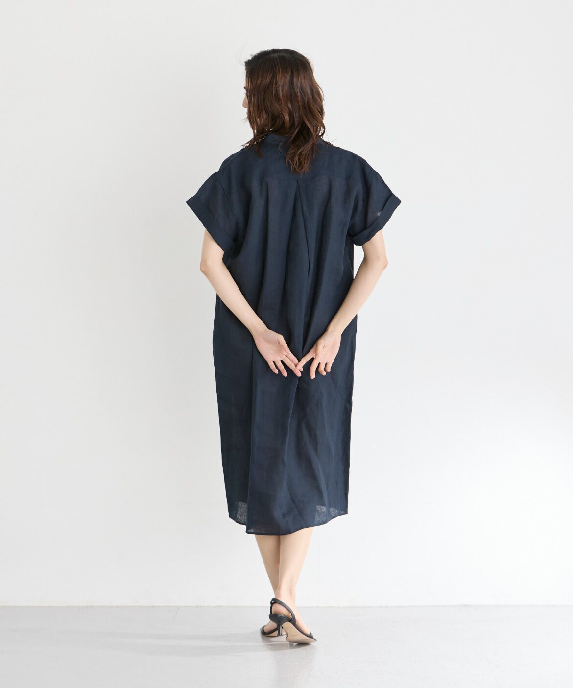7-IDconcept.「スキッパーリネンワンピース」|ワンピース|
