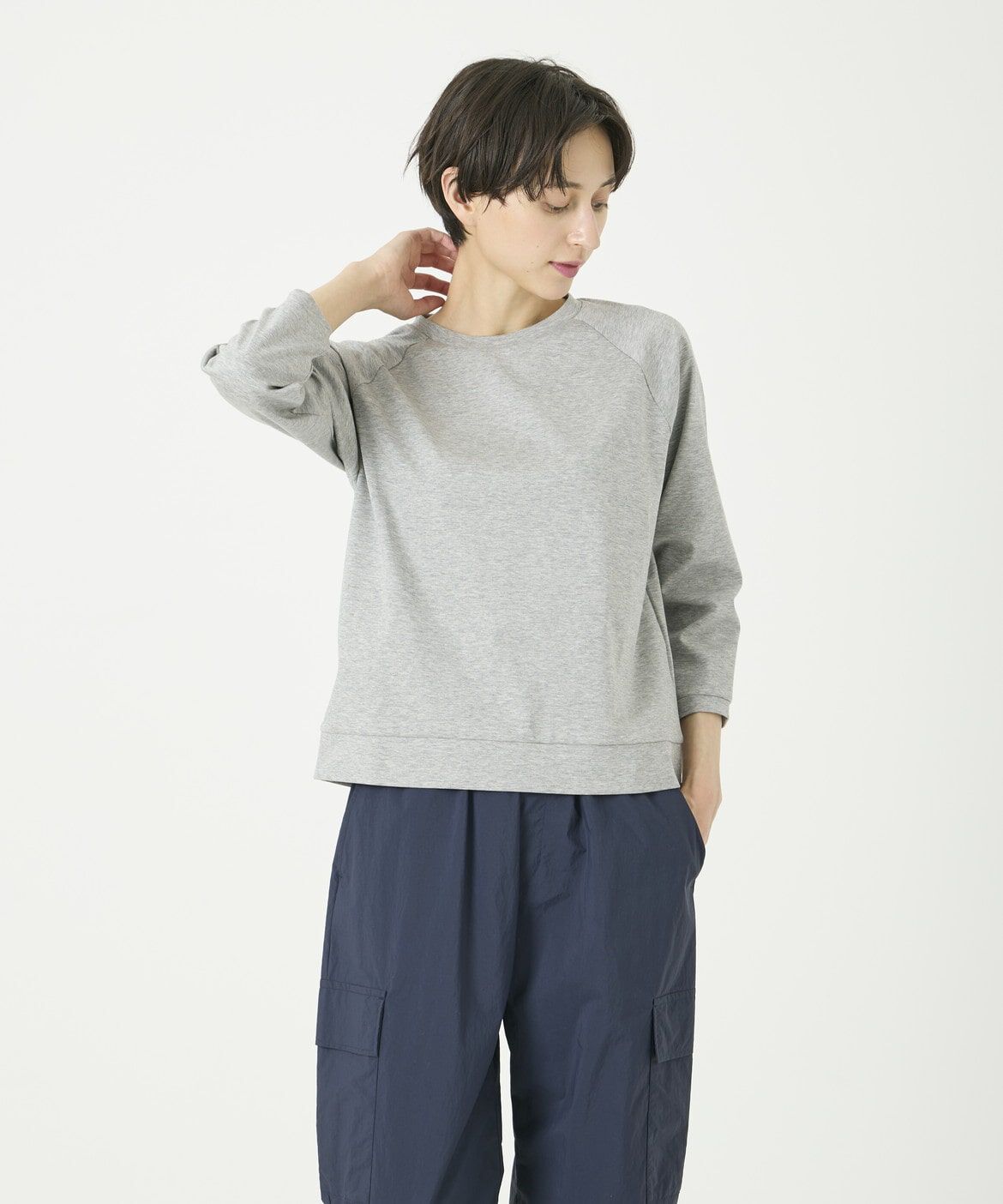 I.T.'S international「スーピマコットンラグランカットソー」|Tシャツ・カットソー|